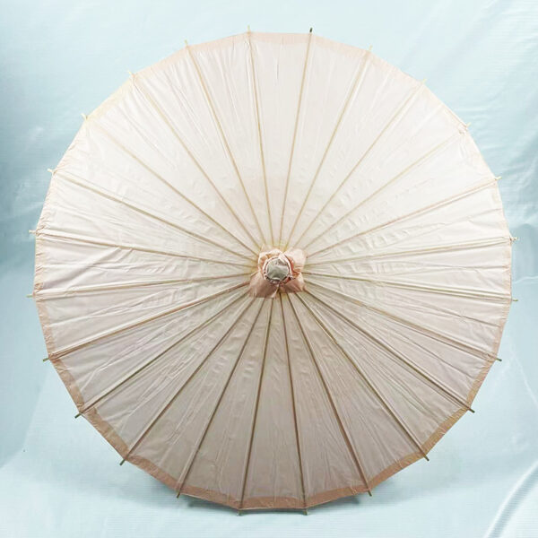 21.5 solid color decorative paper parasol wholesale