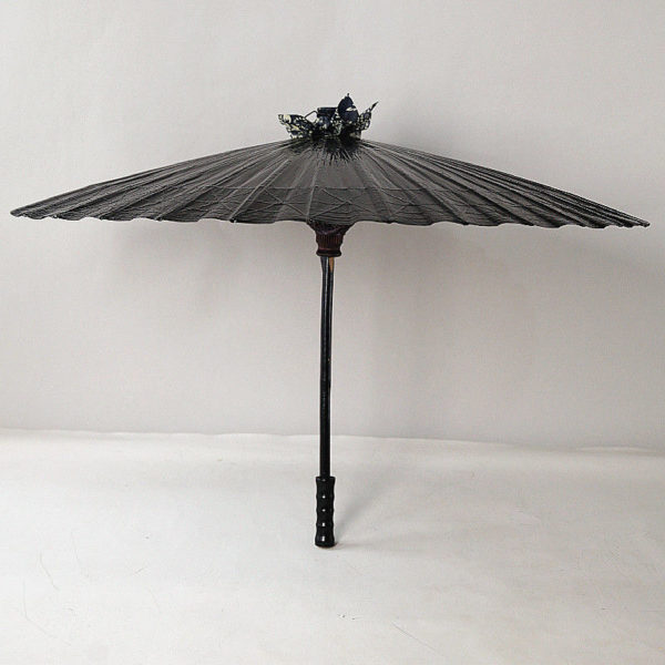 Black waterproof high-grade oil paper umbrella wedding parasol