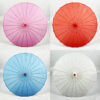 Diy bamboo white nylon & silk parasol manufacturers