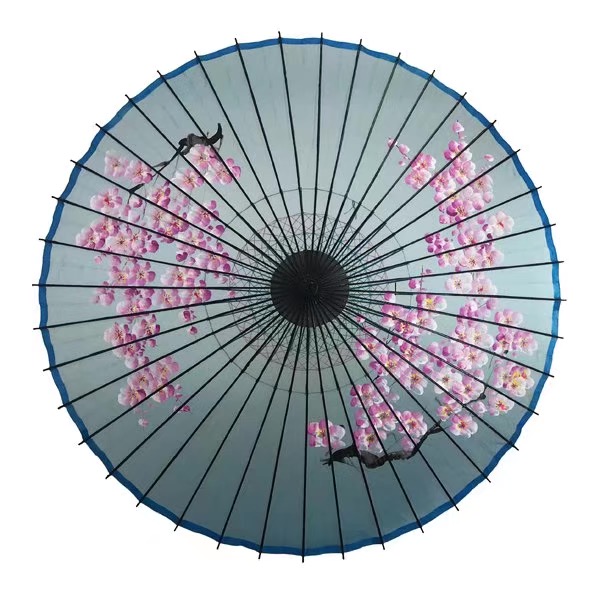 High-grade silk hand-painted gift craft Japanese umbrella