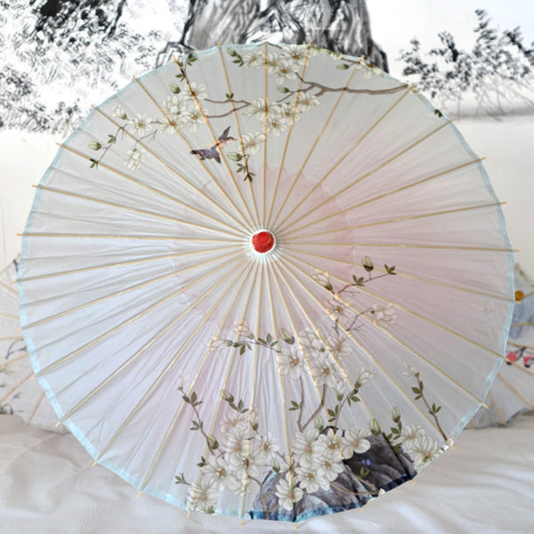 Hot sale Rain and sunny gifts wedding props decorative paper umbrellas