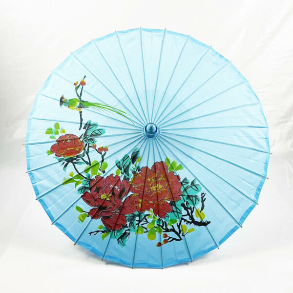 Oriental bamboo nylon parasol umbrella suppliers