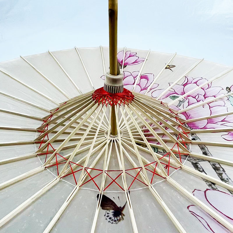 Rainproof bamboo paper parasol manufacturer