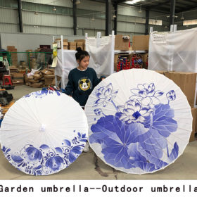 customized large paper umbrella