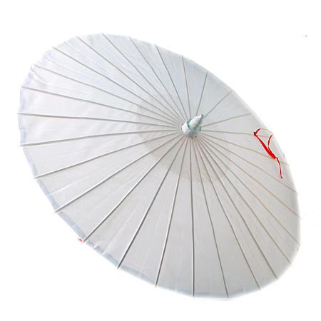 handmade pure color silk craft dance gift umbrella of China