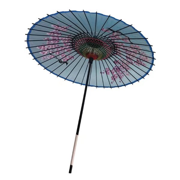 hot Sellers japanese hand-painted plum blossom silk parasol