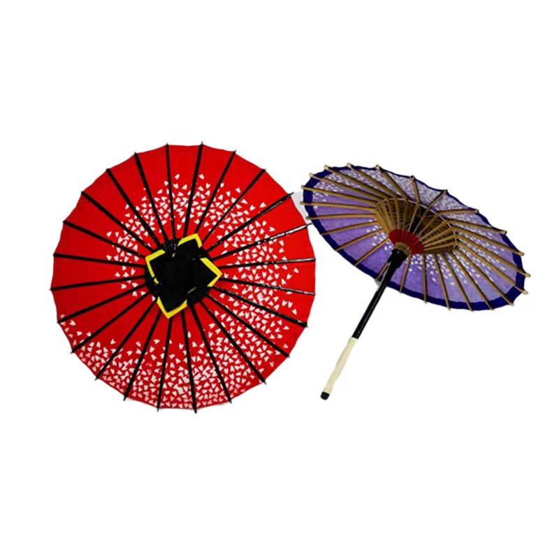 30cm red japanese paper umbrella