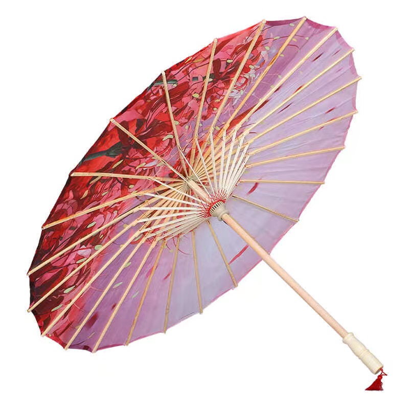 Digital printing silk parasol umbrella manufacturers