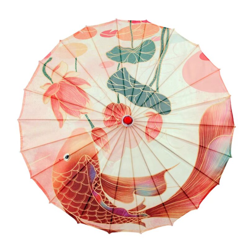 Oriental bamboo silk parasol umbrella wholesale