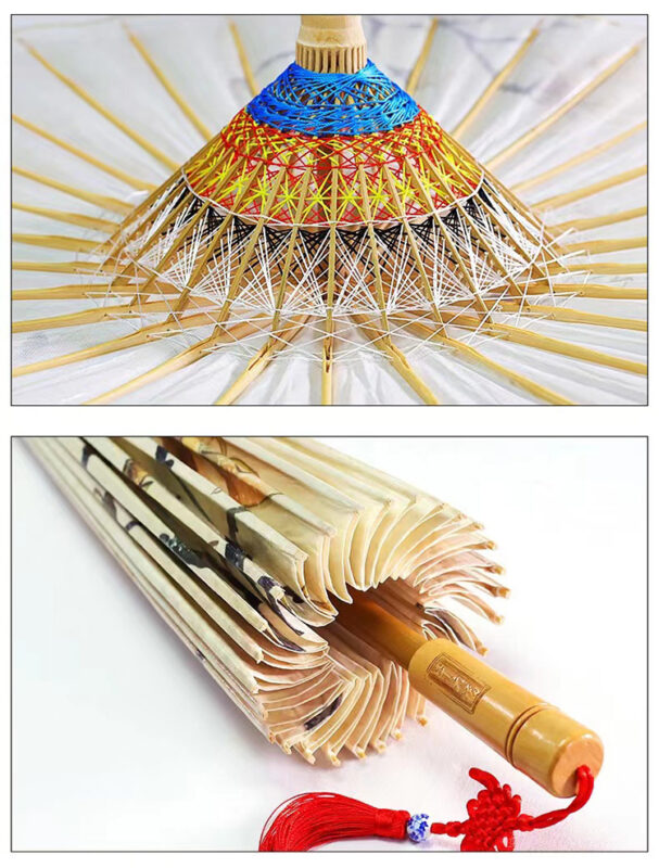 hunan handicrafts advertising paper parasols 