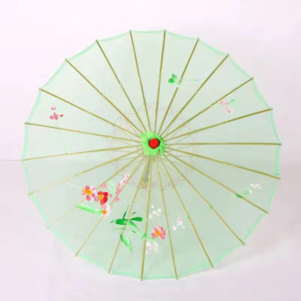 Asian hand-painted handmade silk decorative umbrella