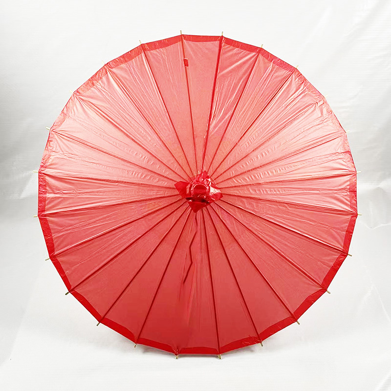 Bamboo solid color paper parasols & umbrellas wholesale