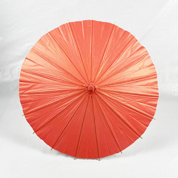 Colorful wooden toddler painting solid color paper umbrella