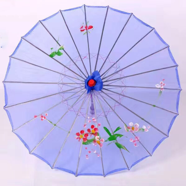 Handmade transparent silk craft parasol wholesale