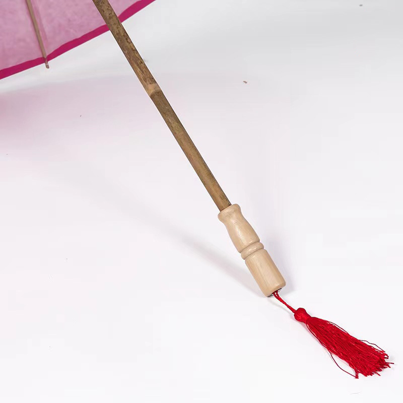 Hot selling wooden handle craft party paper parasol manufacturers