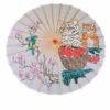 Hunan wholesale oil paper umbrellas decorated with flowers and birds