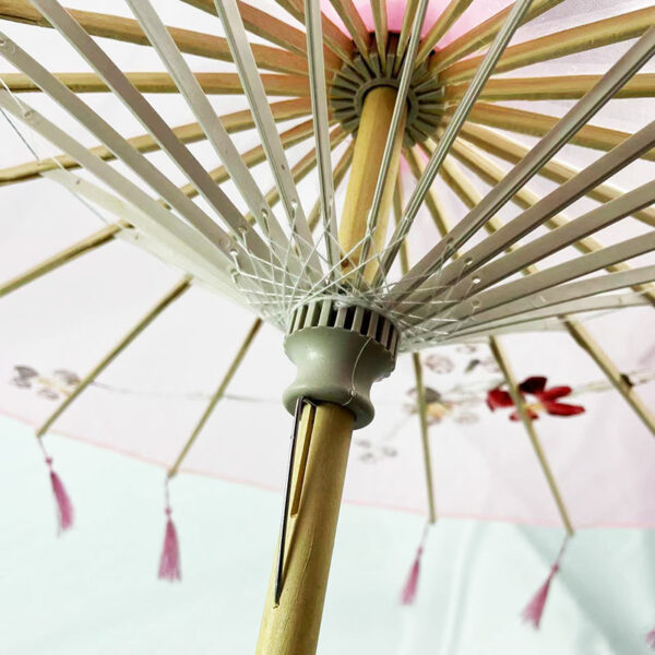 Various colors of bamboo paper umbrella manufacturers (5)